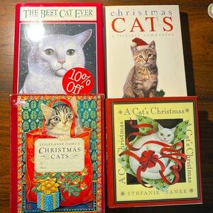 Christmas Cats Books - 4 total